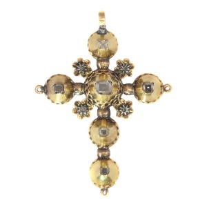 1720 s Opulence: Unveiling a Georgian Diamond Cross